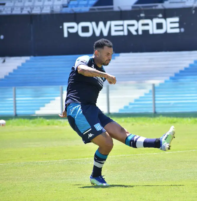 Cardona y Miranda en la práctica de Racing