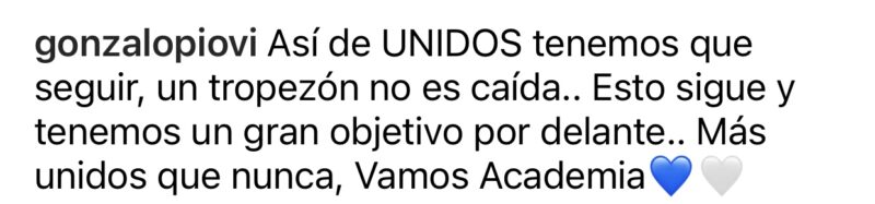 Racing Piovi Melgar Copa 