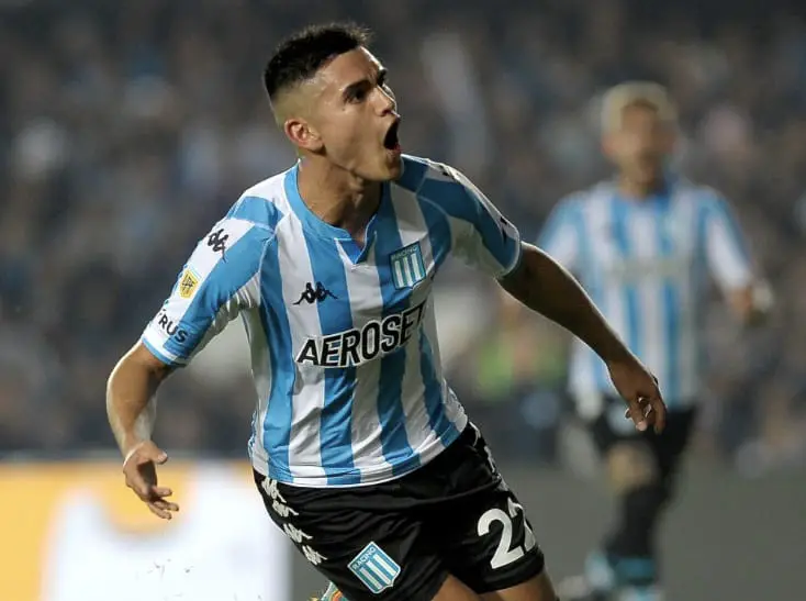 Alcaraz primera vez en Racing - Boca