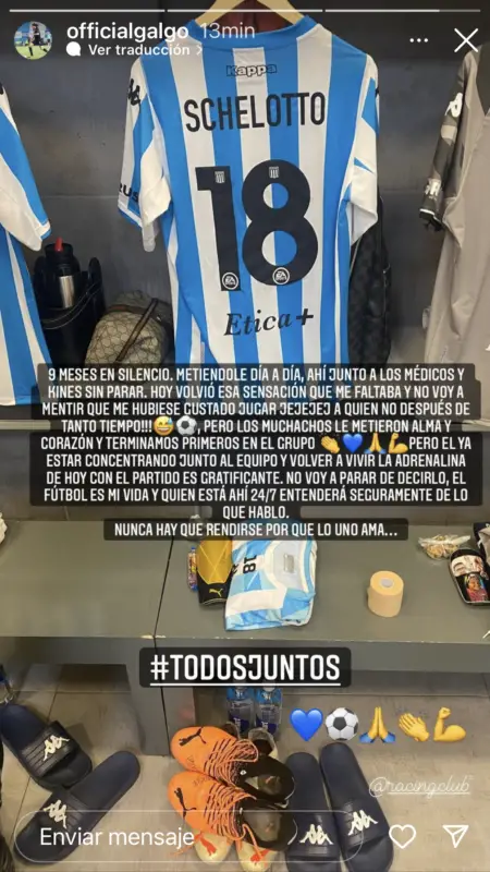 Racing Schelotto San Lorenzo