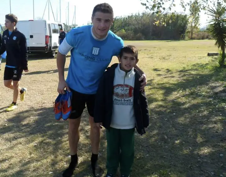 Racing Román Fernández pibe