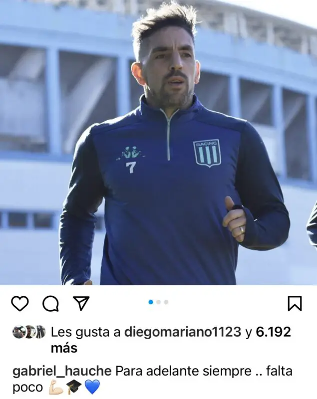 Racing Hauche lesión vuelta