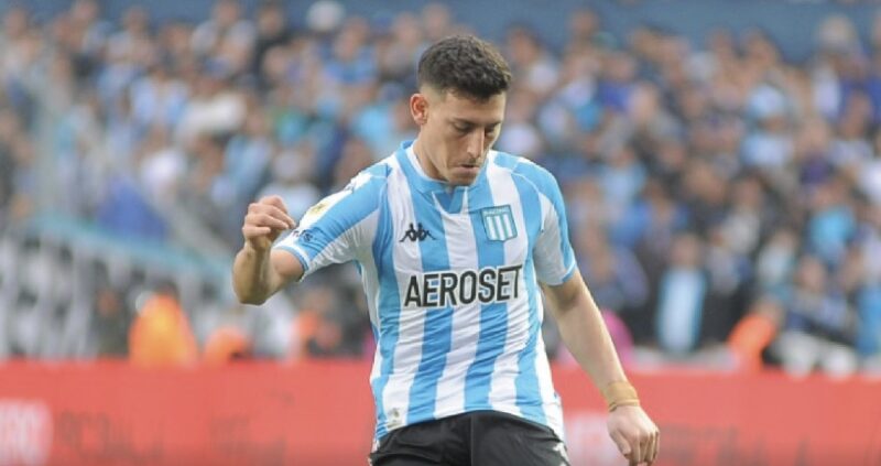 Chancalay no festejó su gol en Racing - Banfield