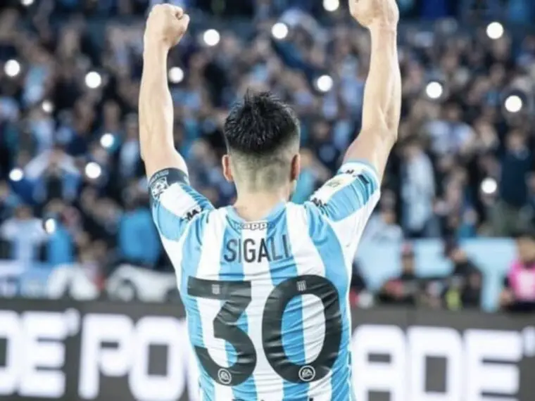 La vuelta de Sigali en Racing