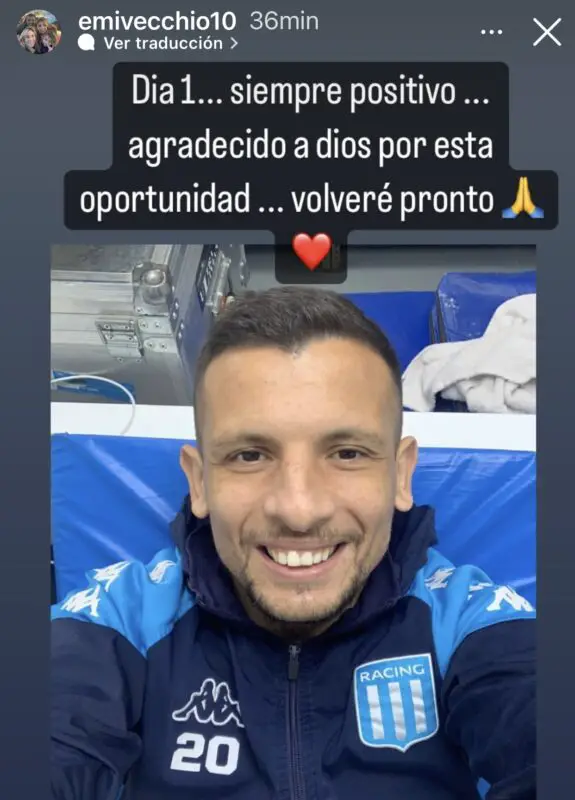 Racing Vecchio lesión clásico