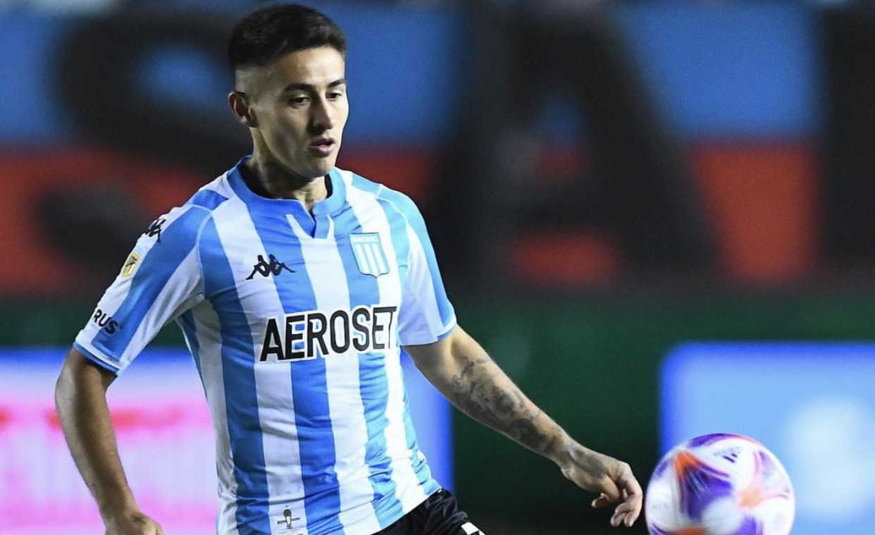 Gabriel Rojas, reapareció en Racing post lesión Racing de Alma