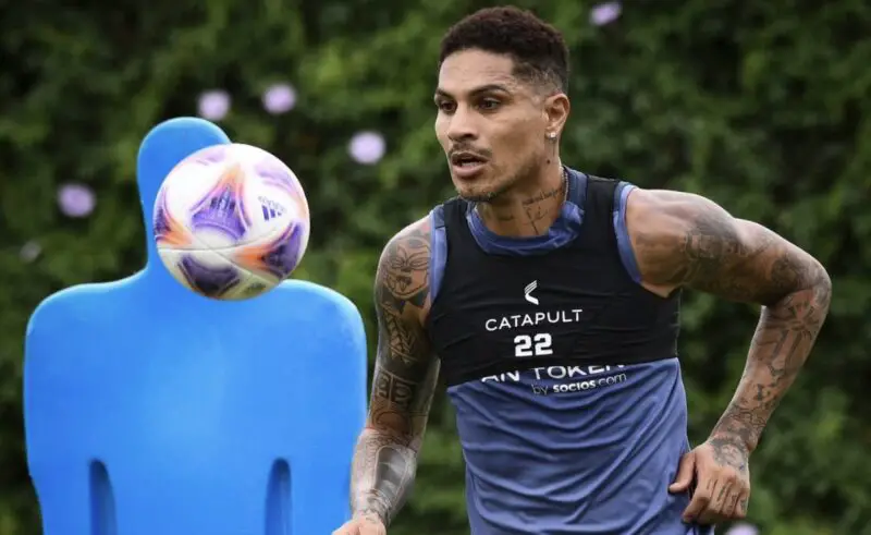 Paolo Guerrero Racing práctica