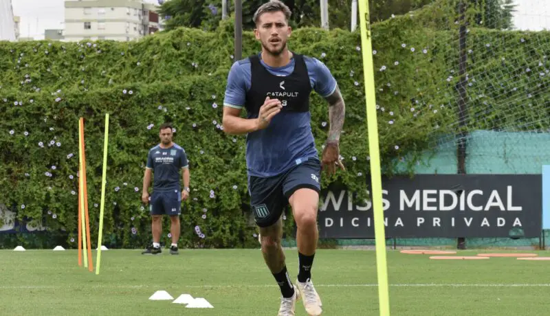 Piovi no estará en el debut de Racing en la Copa Libertadores