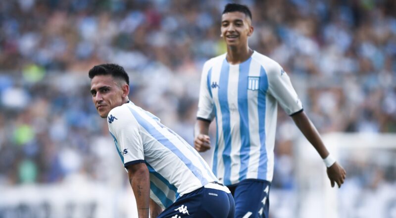 Copetti como hincha de Racing, bancó a Rojas y su golazo.