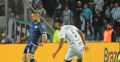 Racing perdió y jugó Moralez