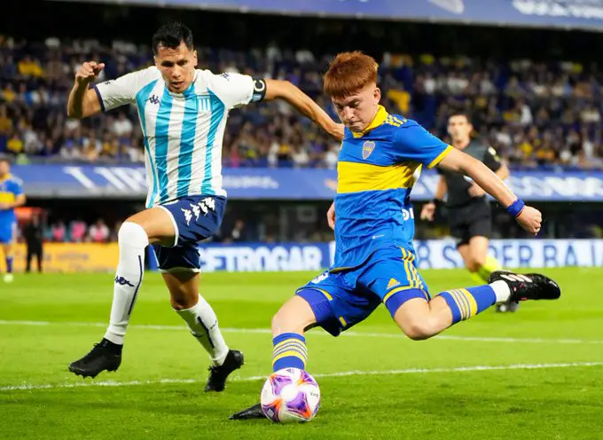 Racing contra Boca Gago