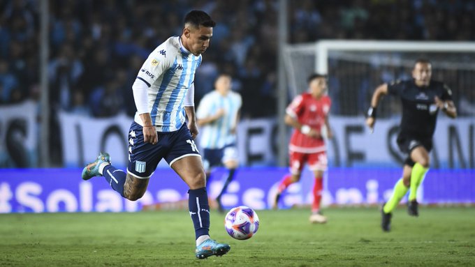 Rojas en Racing contra Huracán