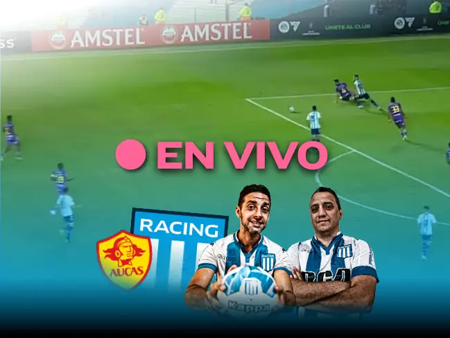 JUEGA RACING - Aucas vs. Racing - Fase de grupos - Copa Libertadores 2023 - En Vivo