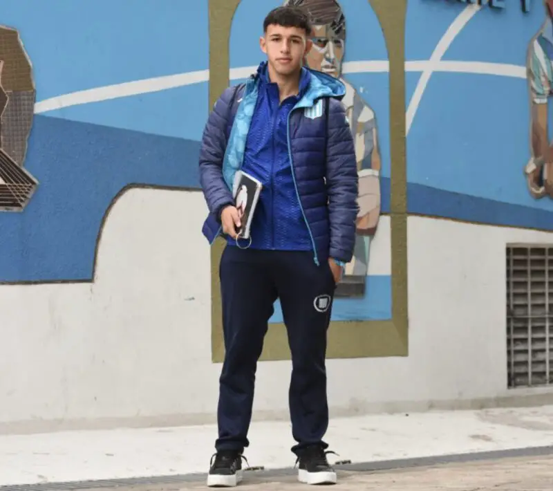 Racing Santino Vera mensaje