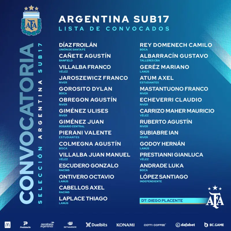 Escudero Cabellos Racing Selección