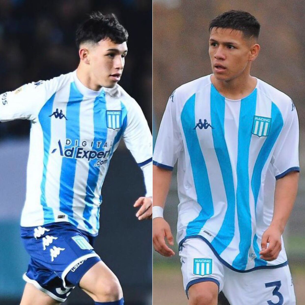 Ojeda firmó su primer contrato con Racing Racing de Alma