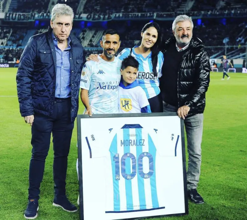 Moralez despedida mensaje Racing