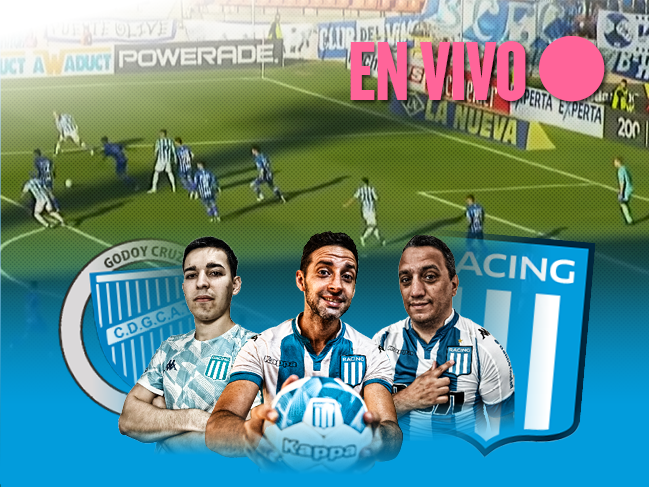 JUEGA RACING - Godoy Cruz vs. Racing - Fecha 6 - Zona B - Copa de la Liga 2023