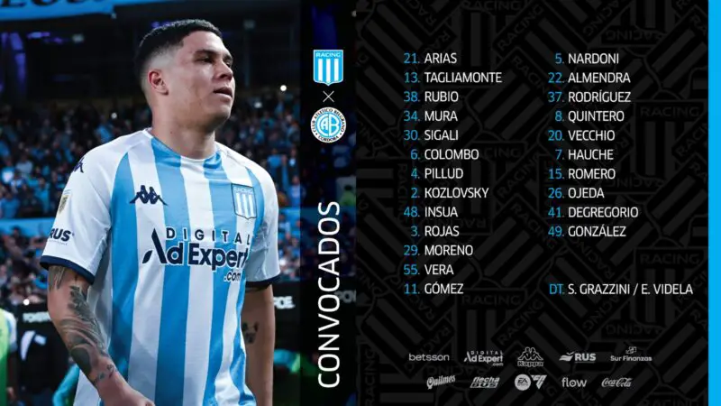 Racing Pillud lesión Belgrano