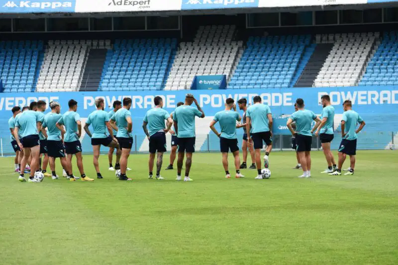 Racing entrenamientos Costas