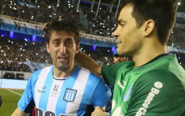 Racing Milito Saja anécdota