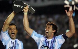 La gran anécdota de Milito, ídolo de Racing, con Saja