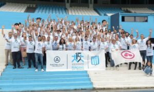 Un festejo a lo grande en Racing Solidario