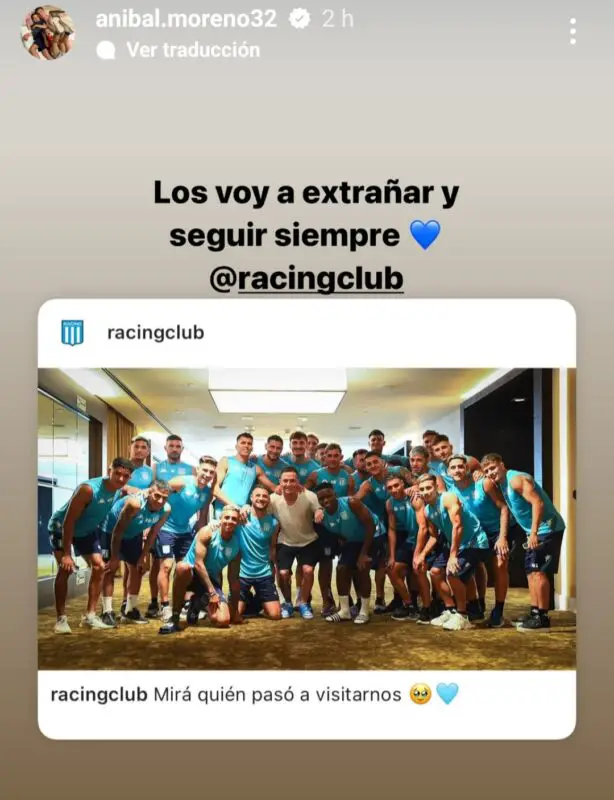 Racing Moreno Palmeiras