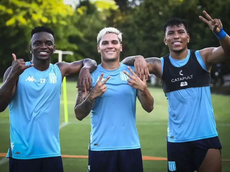Los colombianos en Racing con Botafogo en la Recopa Sudamericana no estarán