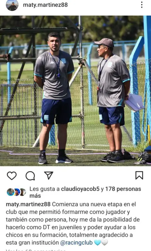 Racing Inferiores Chaco Martínez