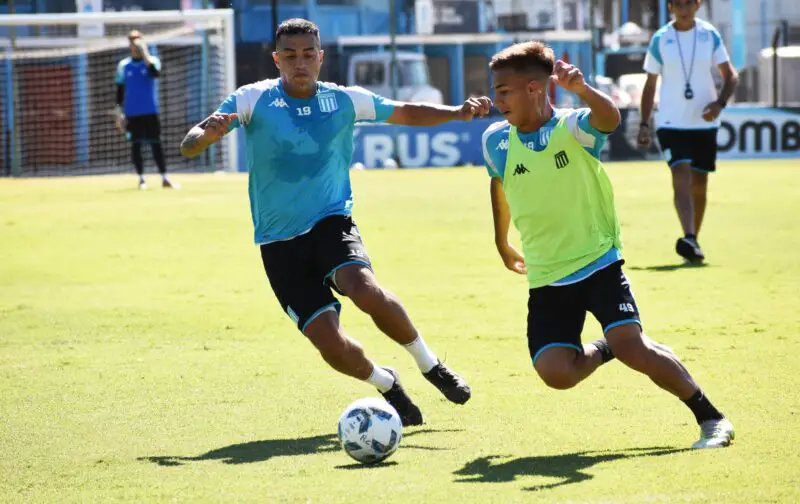 Racing formación Boca