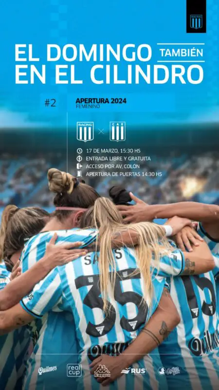 Racing femenino Cilindro