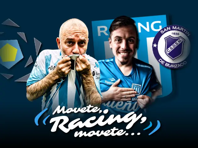 MOVETE RACING MOVETE - Racing vs. San Martín de Burzaco - Copa Argentina 2024