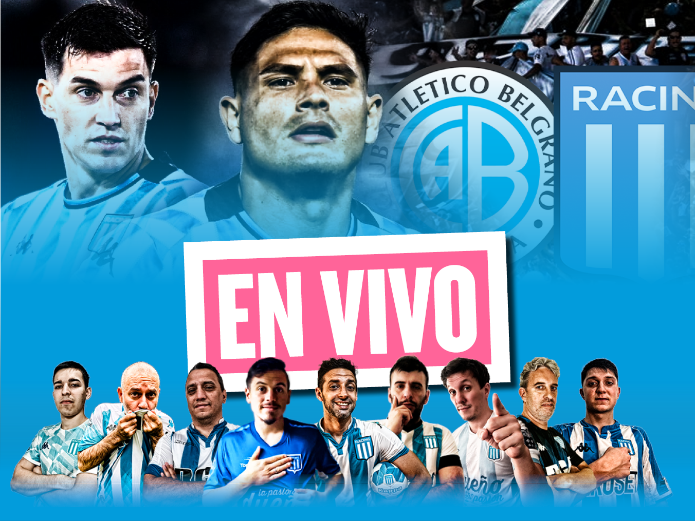 Ver Belgrano vs Racing en Vivo por la Liga Profesional 2024 - Racing de