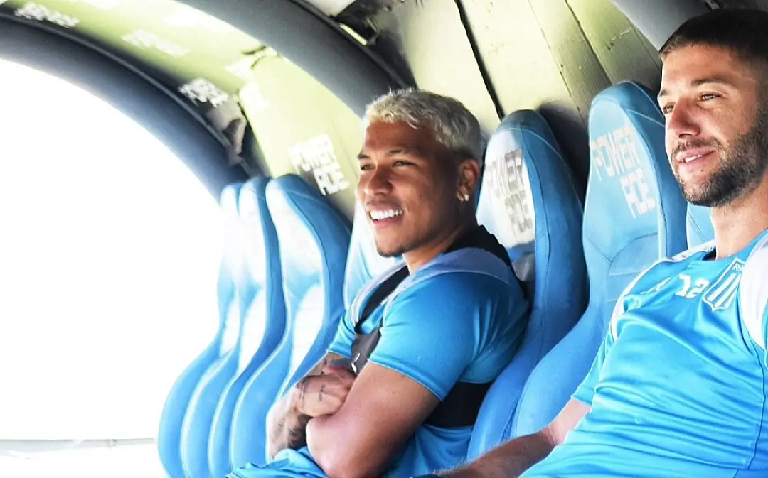 Roger Martínez en Racing no se entrena