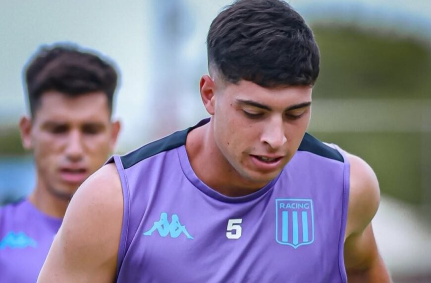 Nardoni titular en la formación de Racing con Vélez