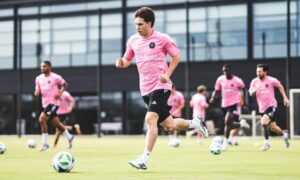 La sensación de Baltasar Rodríguez, ex Racing, junto a Messi