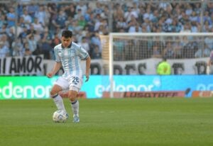 El entusiasmo de Richard Sánchez en Racing y su buena imagen