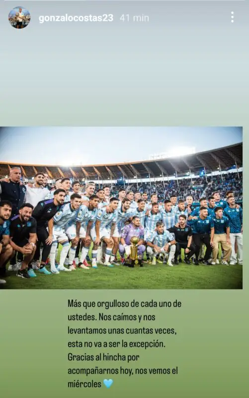 Racing Gonzalo Costas Platense