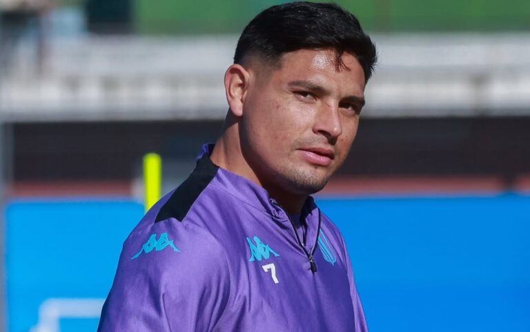 Salas en el amistoso de Racing con General Caballero
