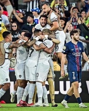 Tremendo dato de Botafogo que pone a Racing mano a mano con PSG