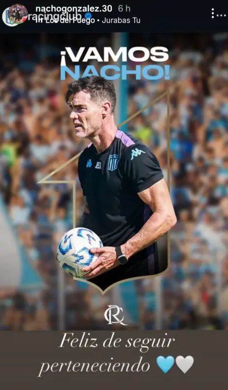 Racing Nacho entrenador arqueros