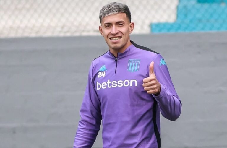 Racing con Boca Toto Fernández