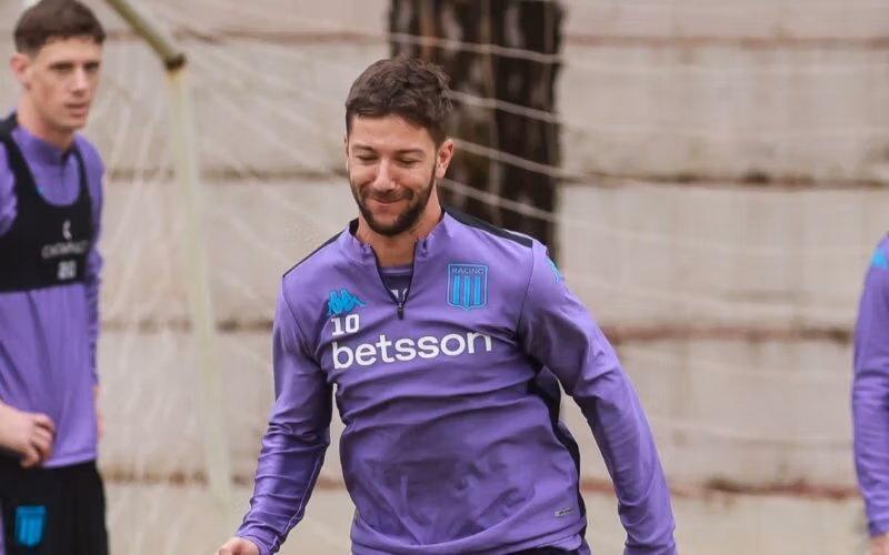 Formación de Racing con San Lorenzo