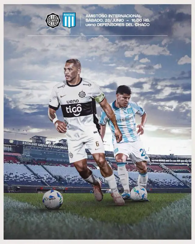 Amistoso Racing contra Olimpia