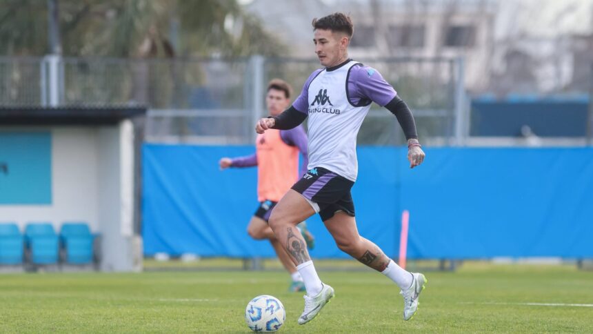 La formación de Racing con Barracas Central