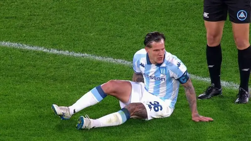 Racing Zuculini lesión