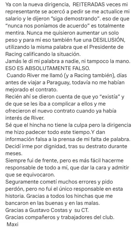 Racing Salas River