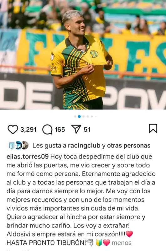 Racing Torres Aldosivi Barracas