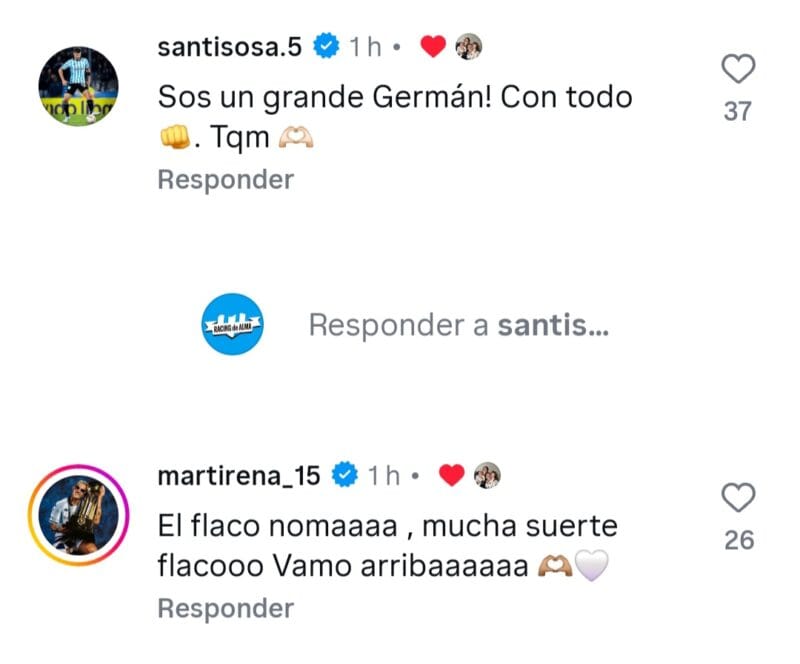 Racing Conti despedida